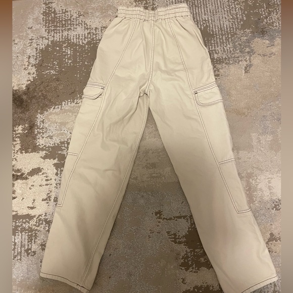 BDG Pants - BDG Cream Cargo Joggers